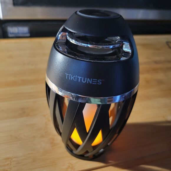 TikiTunes Portable Bluetooth Wireless Speaker Black USB Tunes Party Outdoors - Picture 2 of 7